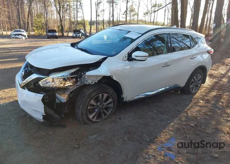 2016 Nissan Murano Sv z USA, uszkodzony, nr VIN 5N1AZ2MG8GN155689